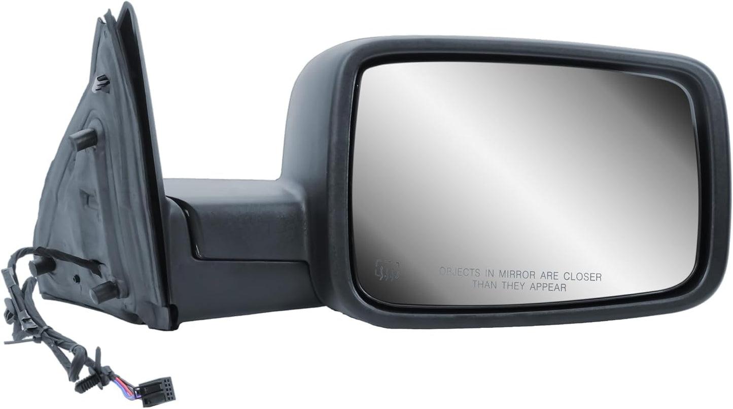 Passenger Right Side Door Mirror Power Heated for Ram 1500 2014-2018