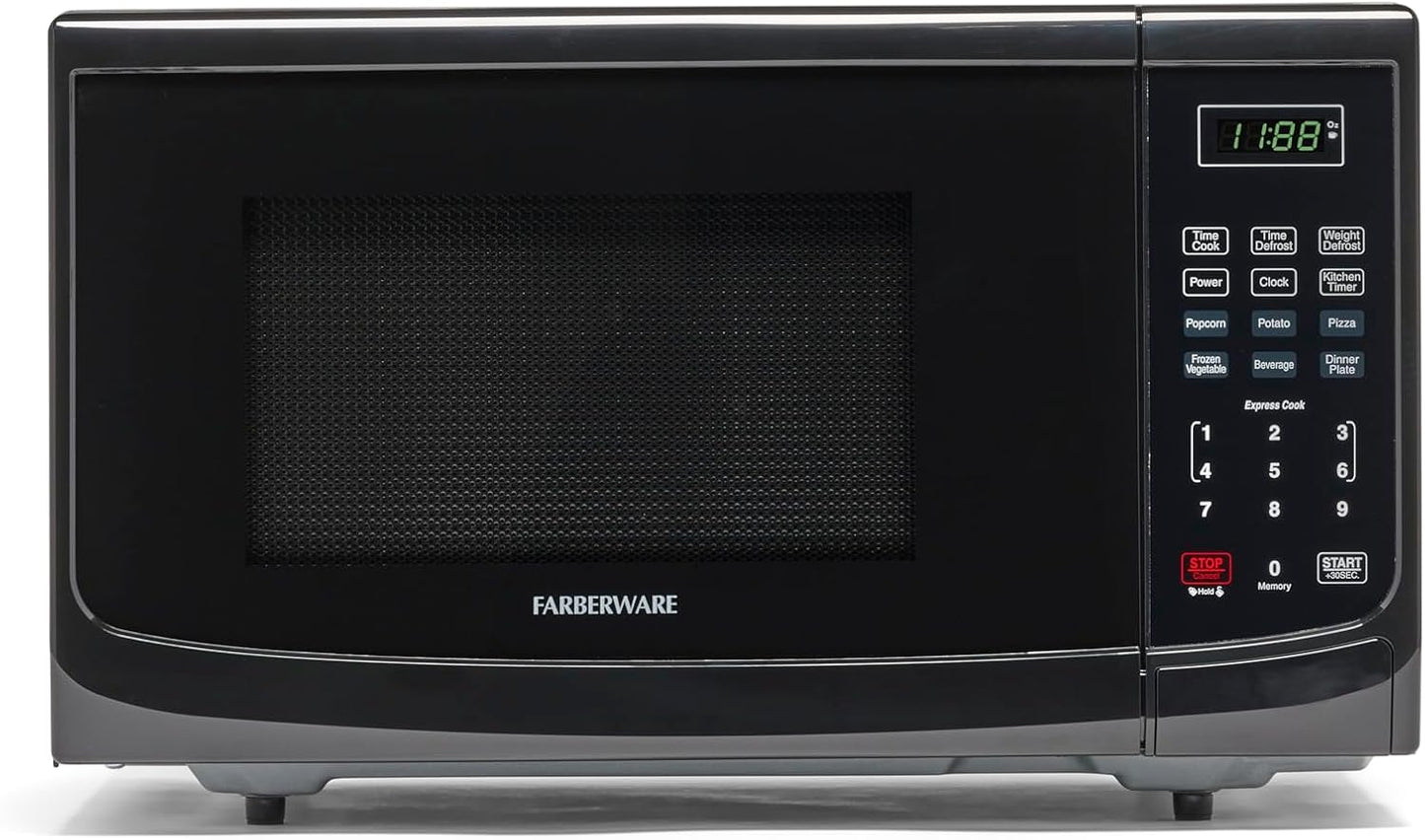 Farberware 0.9 Cu. Ft. Countertop Microwave Oven for Easy Cooking