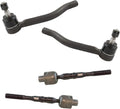 TRQ Front Inner and Outer Tie Rod Set for INFINITI and Nissan