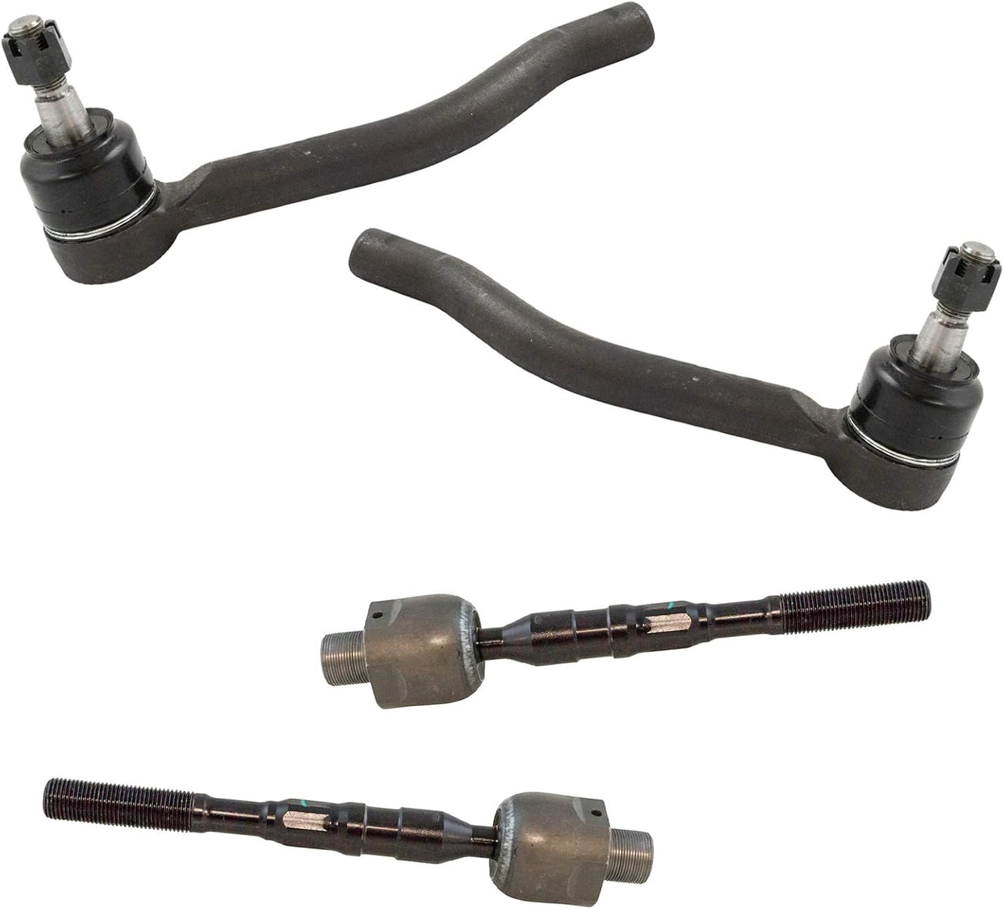 TRQ Front Inner and Outer Tie Rod Set for INFINITI and Nissan