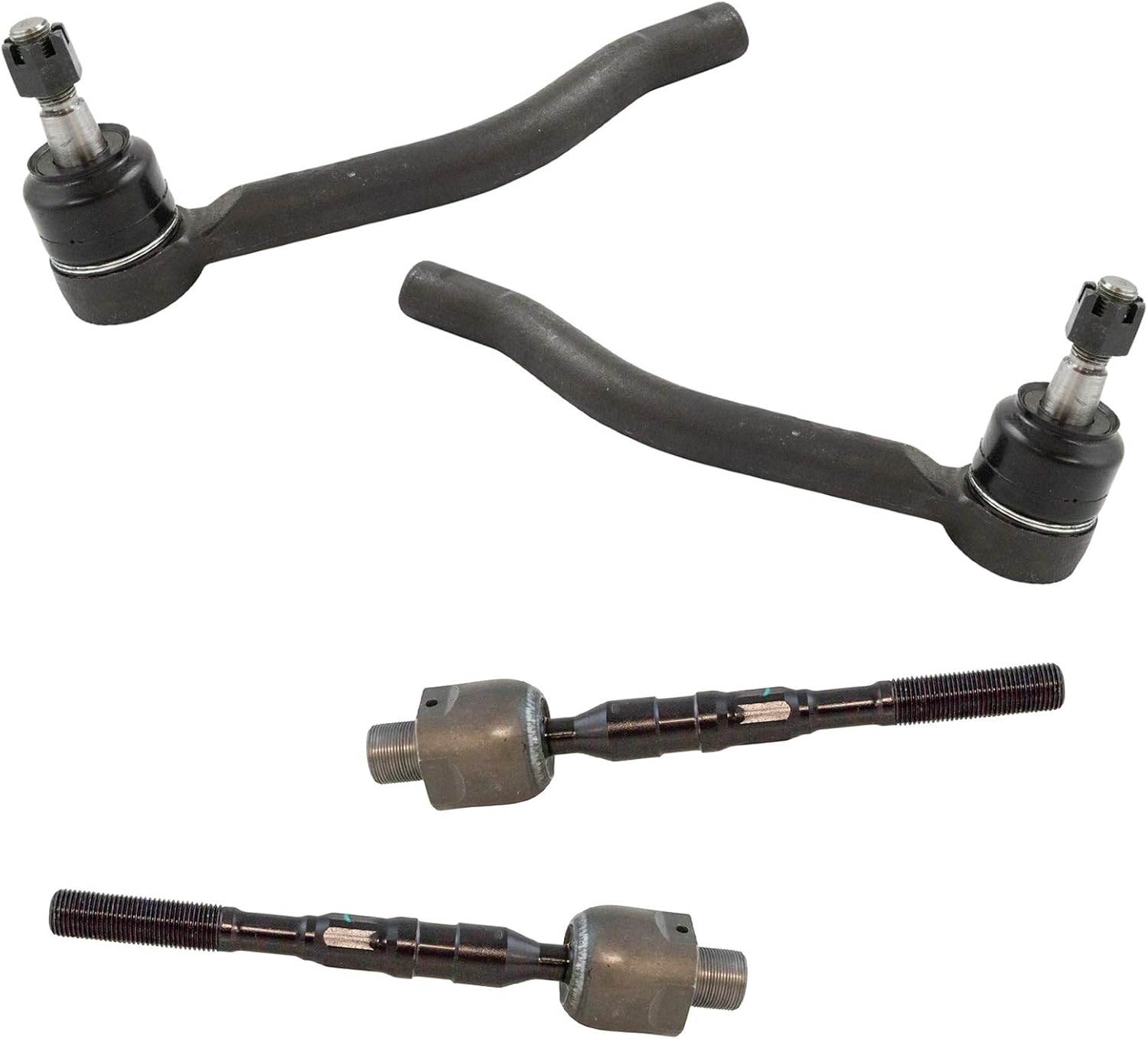 TRQ Front Inner and Outer Tie Rod Set for INFINITI and Nissan