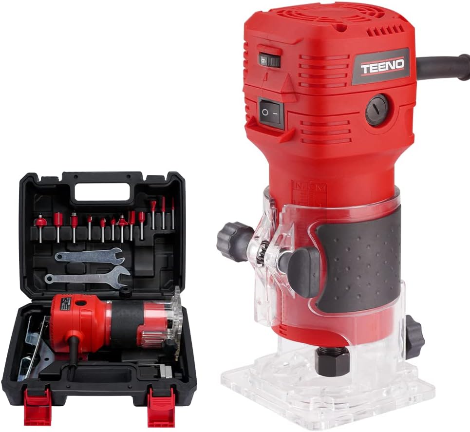 Powerful 650W Compact Wood Router Tool for Woodworking Projects
