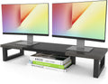 Dual Monitor Stand Riser for 2 Monitors - Stylish and Sturdy