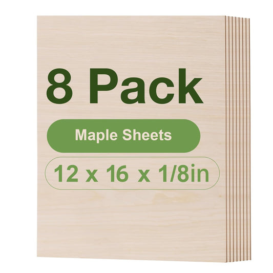 Rowood Maple Plywood Sheets for Laser Cutting and DIY Projects