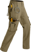 FAIABLE Mens Work Cargo Pants Tactical Hiking Pants - Durable
