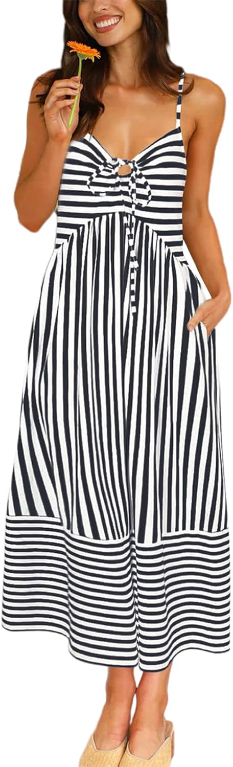 Fashionme Womens Summer Maxi Dresses for Trendy Beach Style