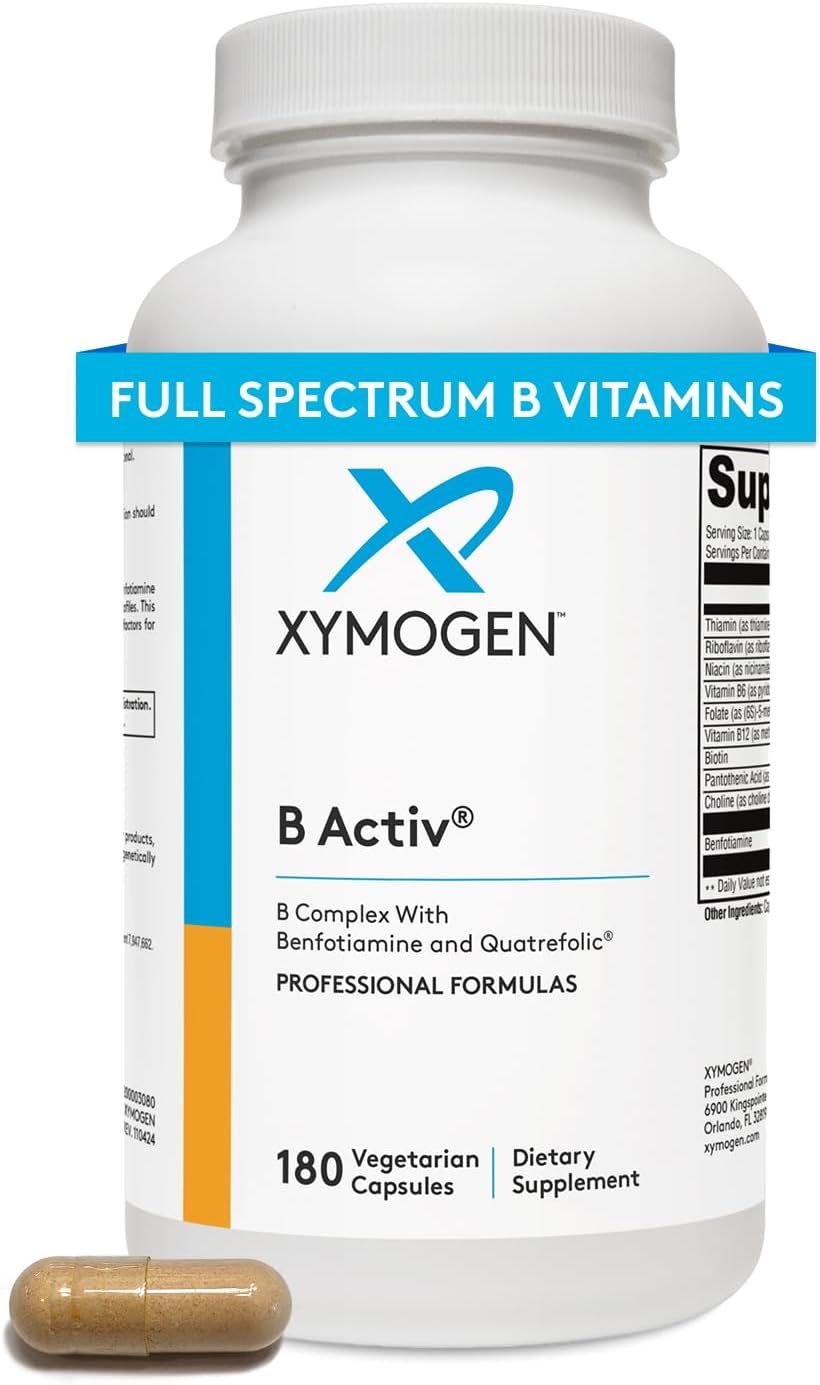XYMOGEN B Activ Vitamin B Complex for Energy & Mood