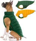 Reversible Waterproof Dog Coat for Medium Dogs - Warm Lightweight Vest