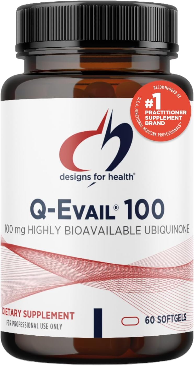 Q-Evail CoQ10 Softgels for Superior Absorption and Health