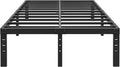 ALDRICH 14 Inch Metal California King Bed Frame - Sturdy Noise Free