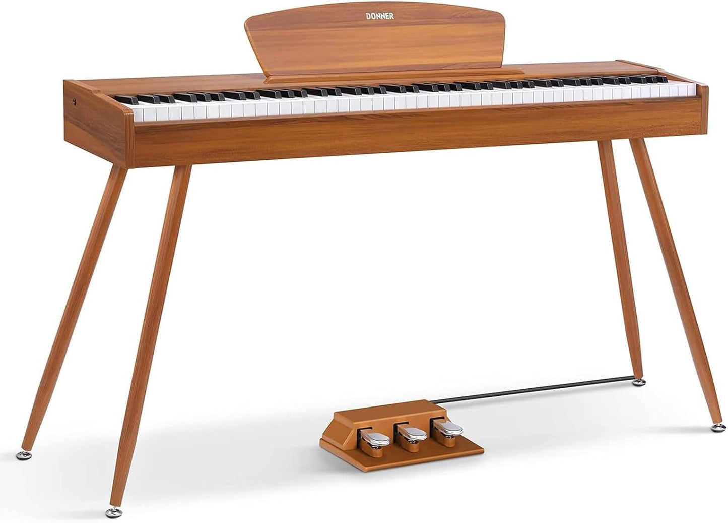 88-Key Donner Weighted Keyboard with Triple Pedal