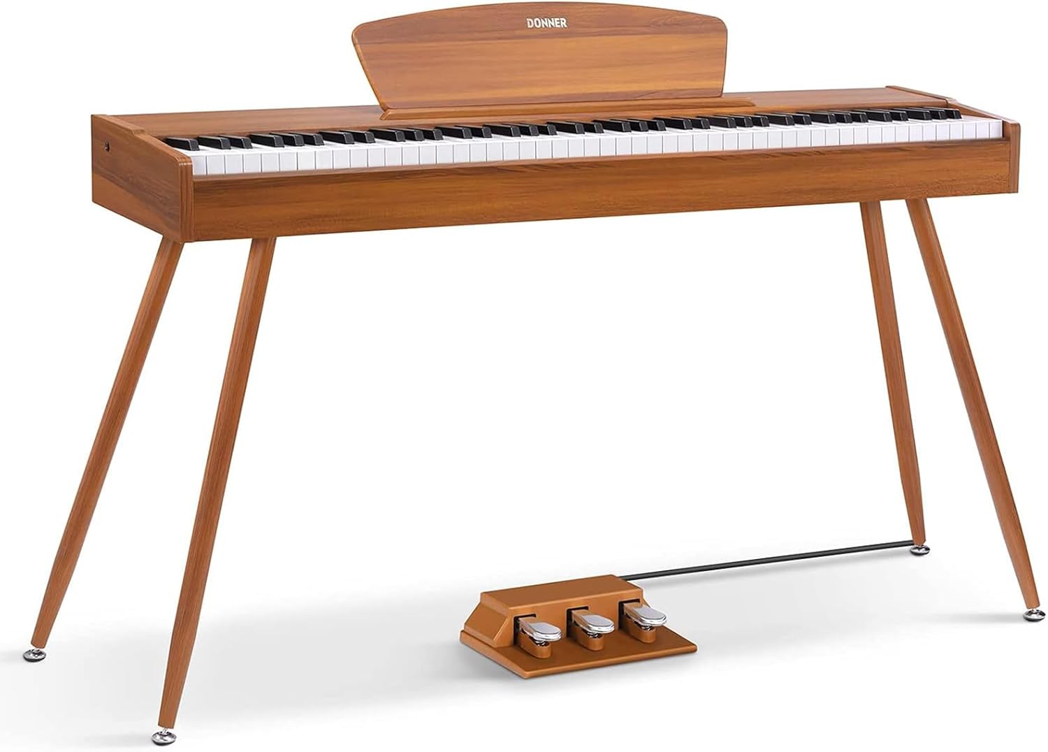 88-Key Donner Weighted Keyboard with Triple Pedal