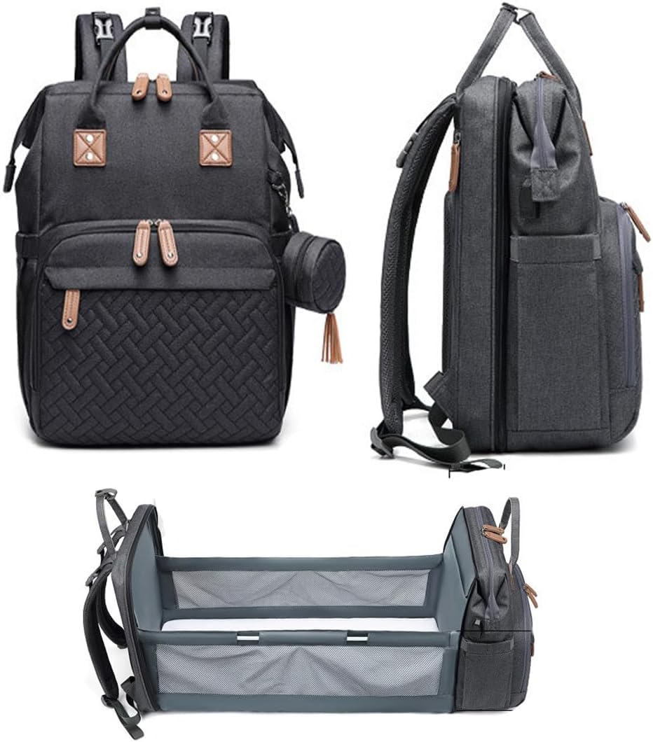 Waterproof Diaper Backpack with Changing Station - Ultimate Baby Care Companion