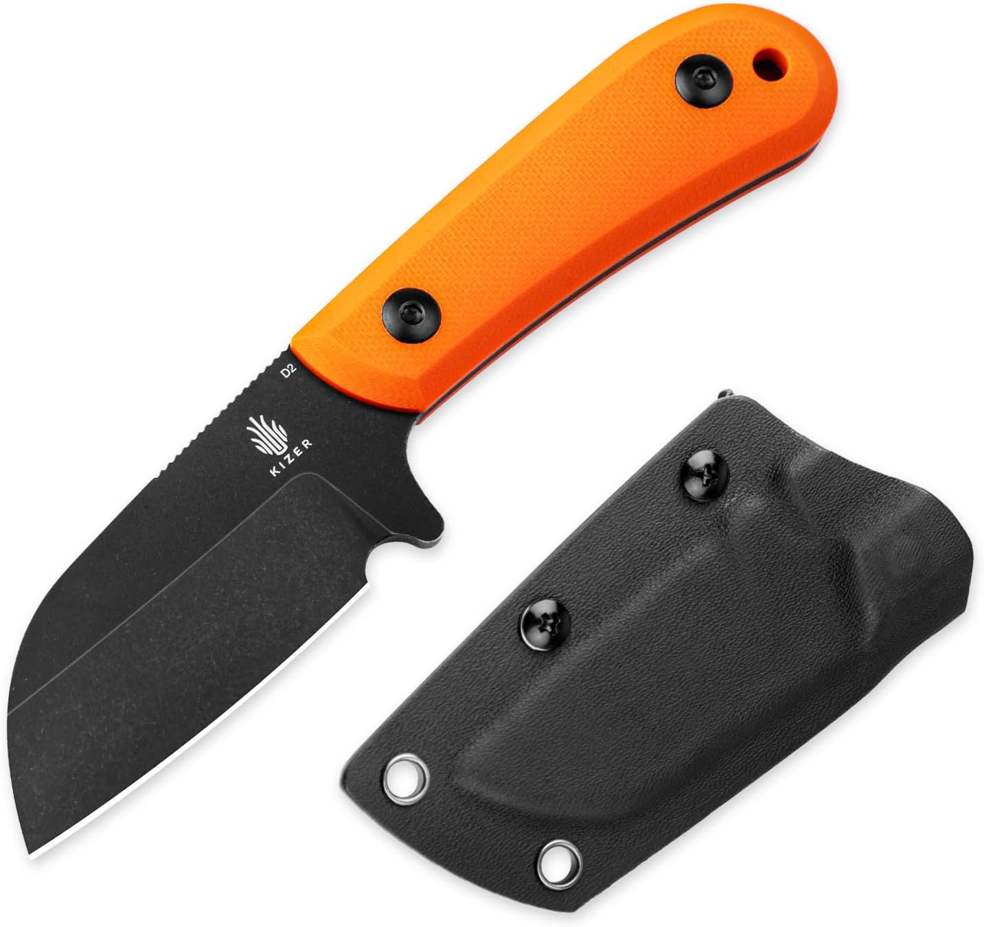 Kizer Deckhand Fixed Blade Knife for Camping and Survival Use