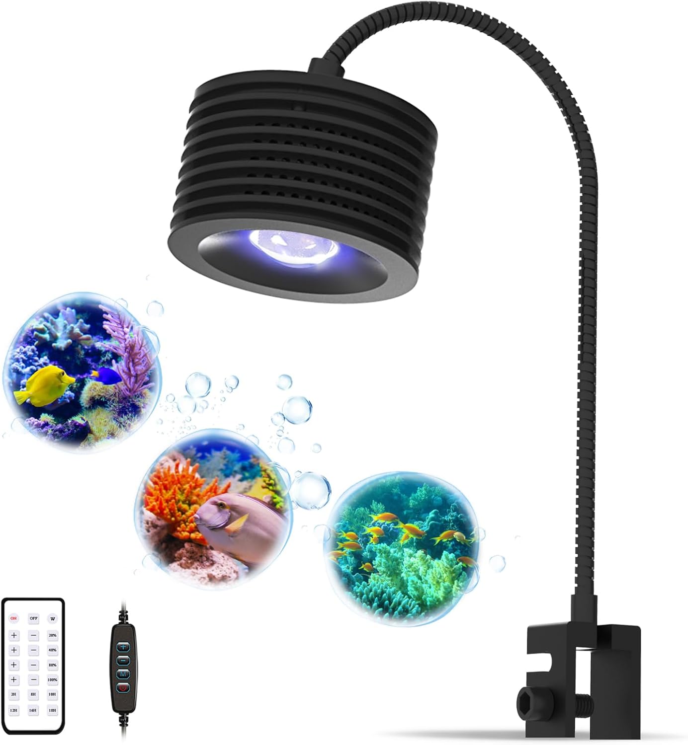Lominie LED Aquarium Light for Saltwater Fish Tank Illumination
