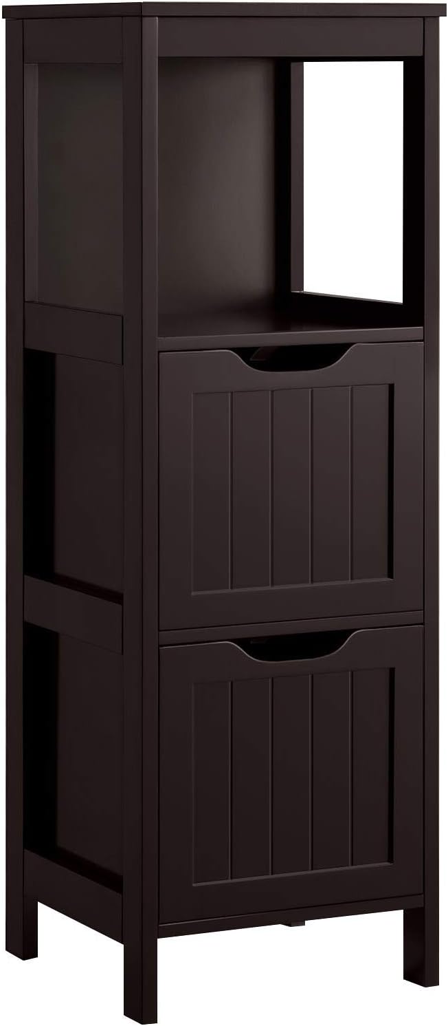 Yaheetech Bathroom Floor Cabinet with 2 Drawers and Shelf