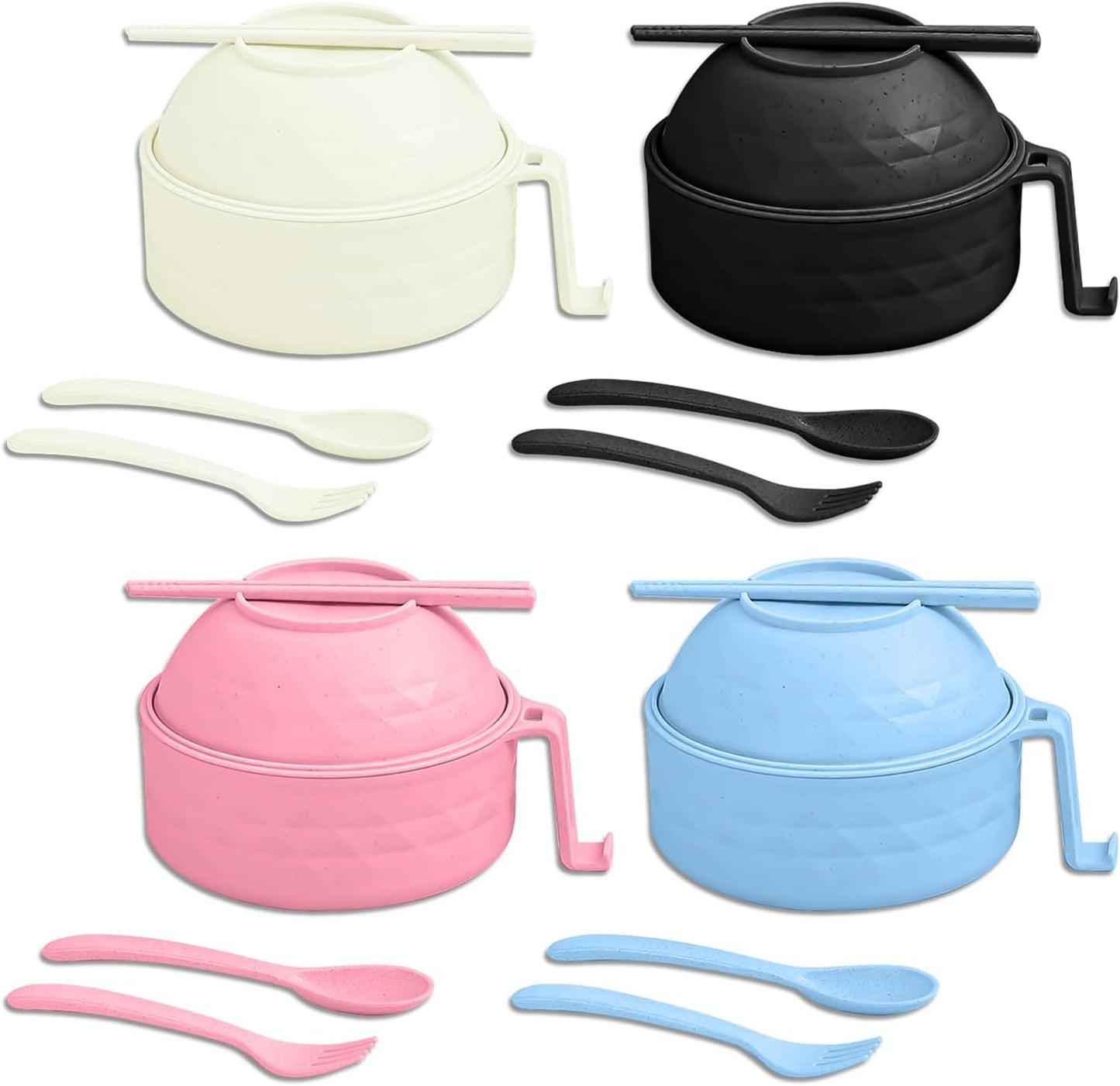 IHVATO Microwave Ramen Bowl Set