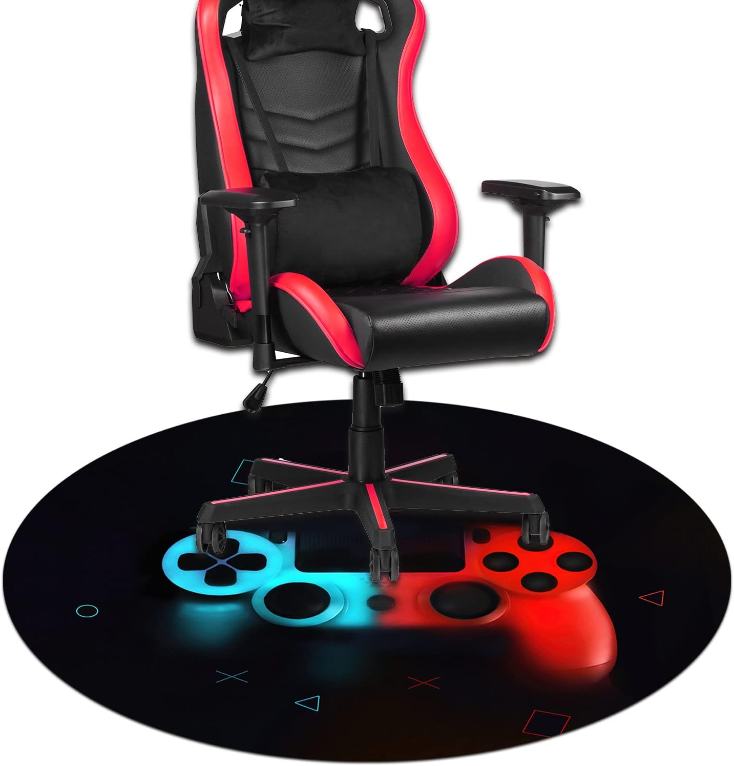 Anti-Slip Gaming Chair Mat: Protects Hardwood Floors
