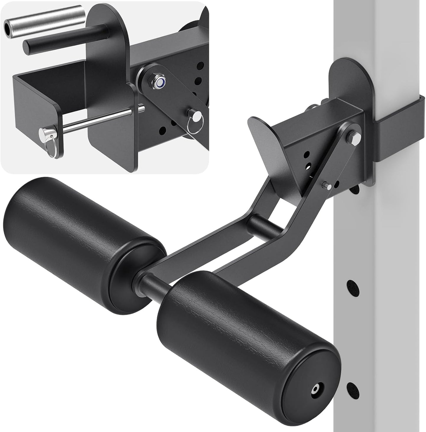 Kipika Nordic Hamstring Curl Squat Rack Attachment for Home Gym