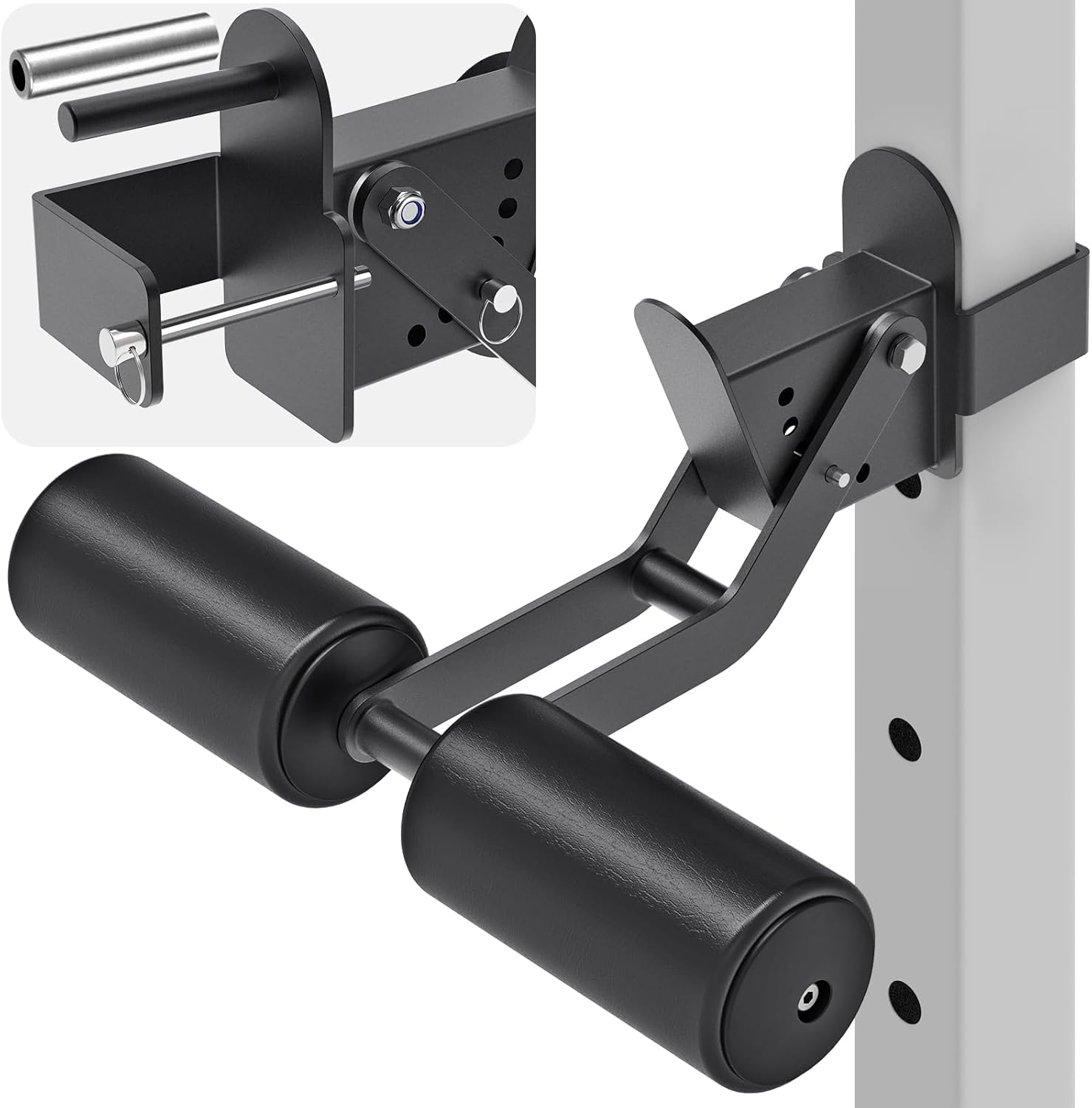 Kipika Nordic Hamstring Curl Squat Rack Attachment for Home Gym