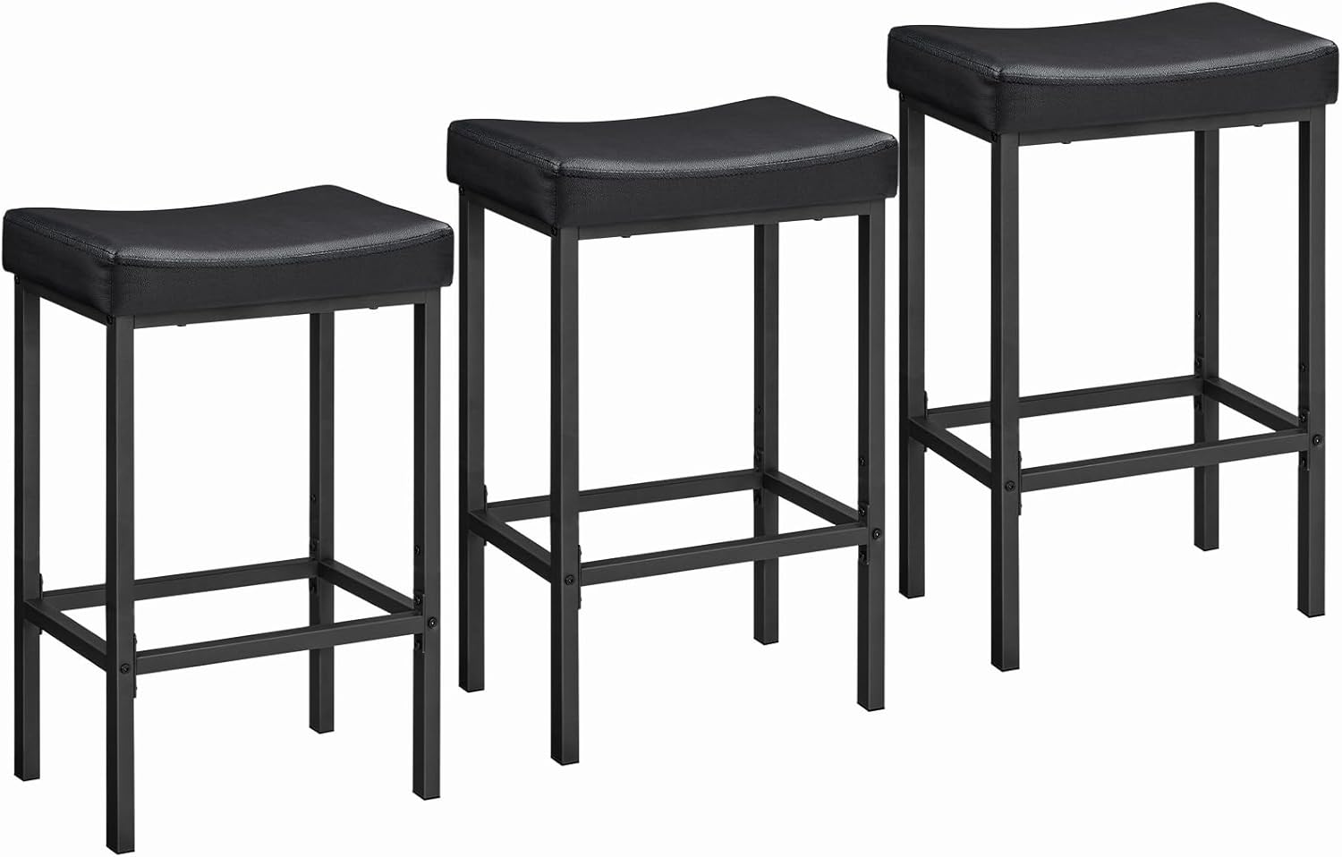 Comfortable and Stylish HOOBRO Bar Stools Set of 3 for Home