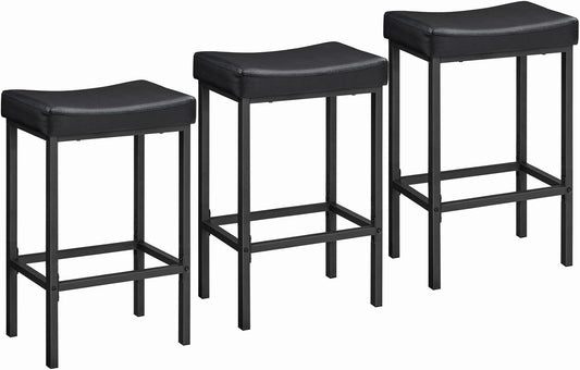 Comfortable and Stylish HOOBRO Bar Stools Set of 3 for Home