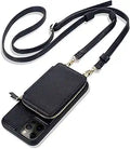 iPhone 12 Pro Max Crossbody RFID Wallet Case - Zipper Purse Case
