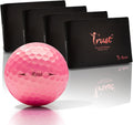 Trust Golf Balls Rosa Crystal Urethane - Golden Pink Visibility