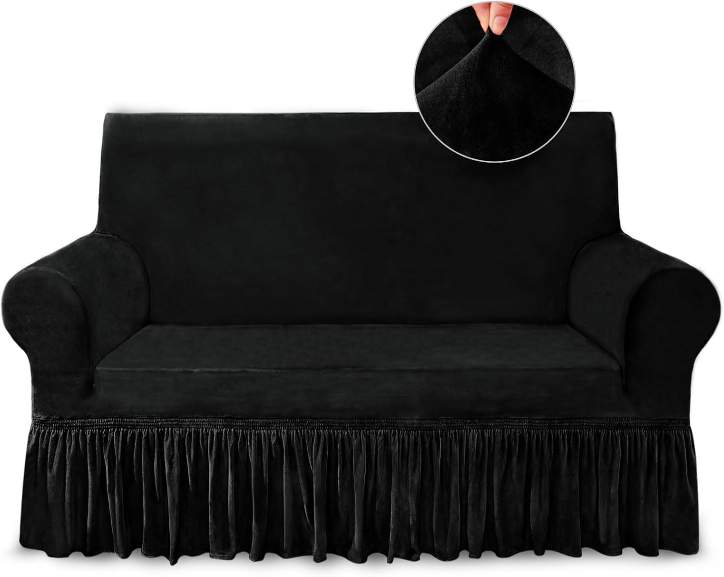 NICEEC Loveseat Cover Super Soft Slipcover for Living Room
