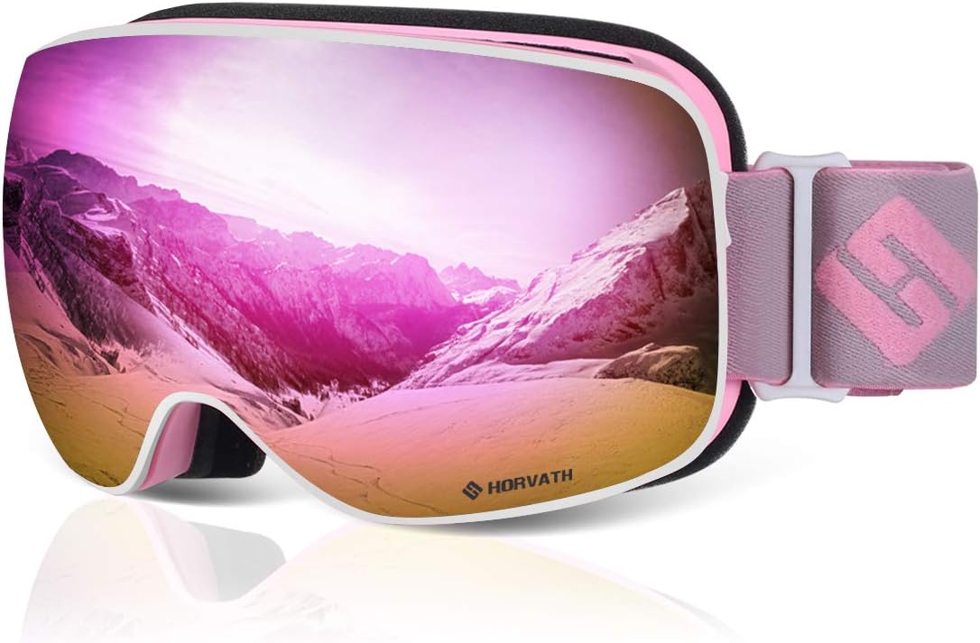 Anti-Fog Magnetic Mirrored Ski Goggles by SH HORVATH