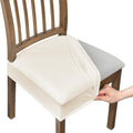 Waterproof Seat Covers for Dining Room Chairs Set of 6 - Removable PU