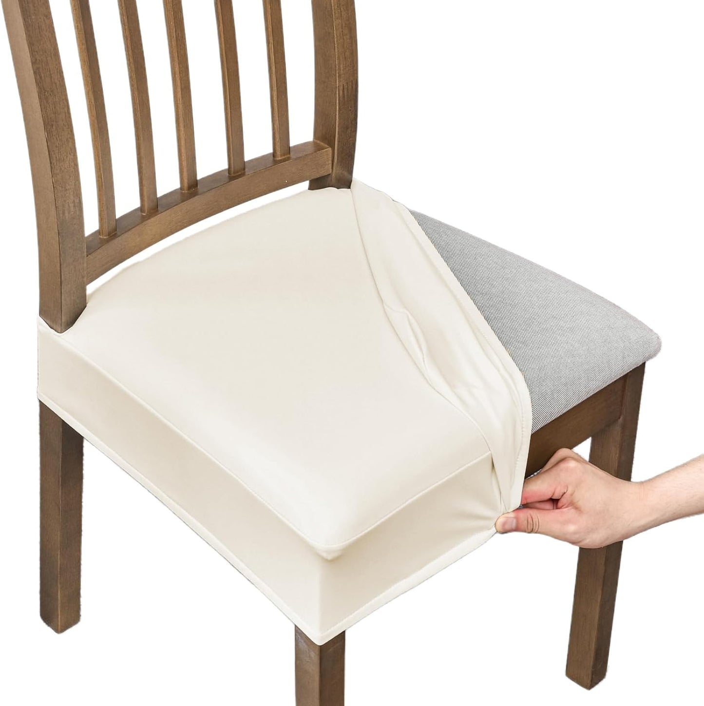 NILUOH Waterproof Seat Covers for Dining Room Chairs Set of 6