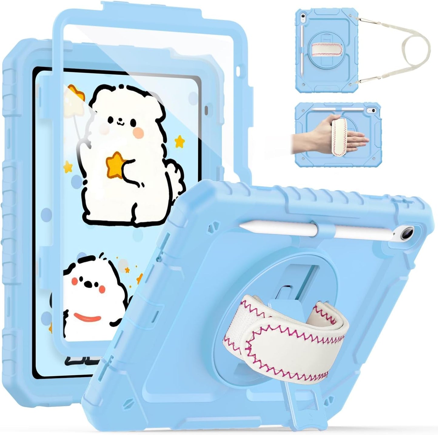 Cantis Case for iPad 11th & 10th Generation with Stand & Strap
