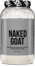 NAKED Goat Whey Protein Powder 2Lb Bulk - Easy to Digest Grass-Fed