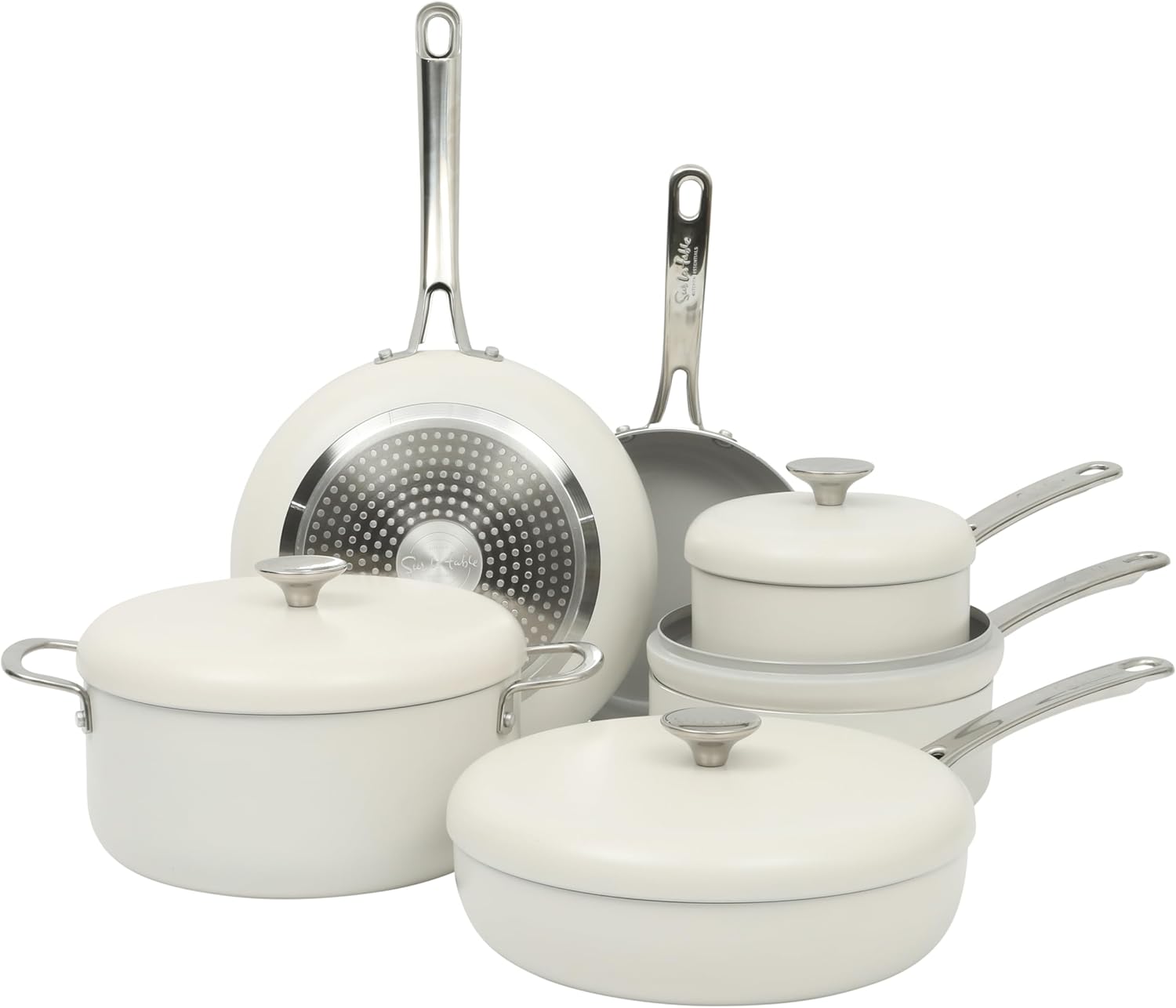 Sur La Table Kitchen Essentials 10 Piece Nonstick Cookware Set