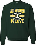 All You Need Is Love Mens Sweatshirt Crewneck for Men - Cozy 50/50