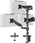 Triple Monitor Mount Fits Max 32in Screens - Stable Full Motion