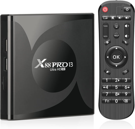 TUREWELL Android TV Box 13.0 - Ultra HD 8K Streaming