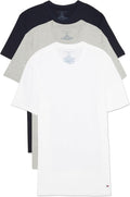 Tommy Hilfiger Men's Cotton Classics Crewneck Undershirts 3-Pack PURE