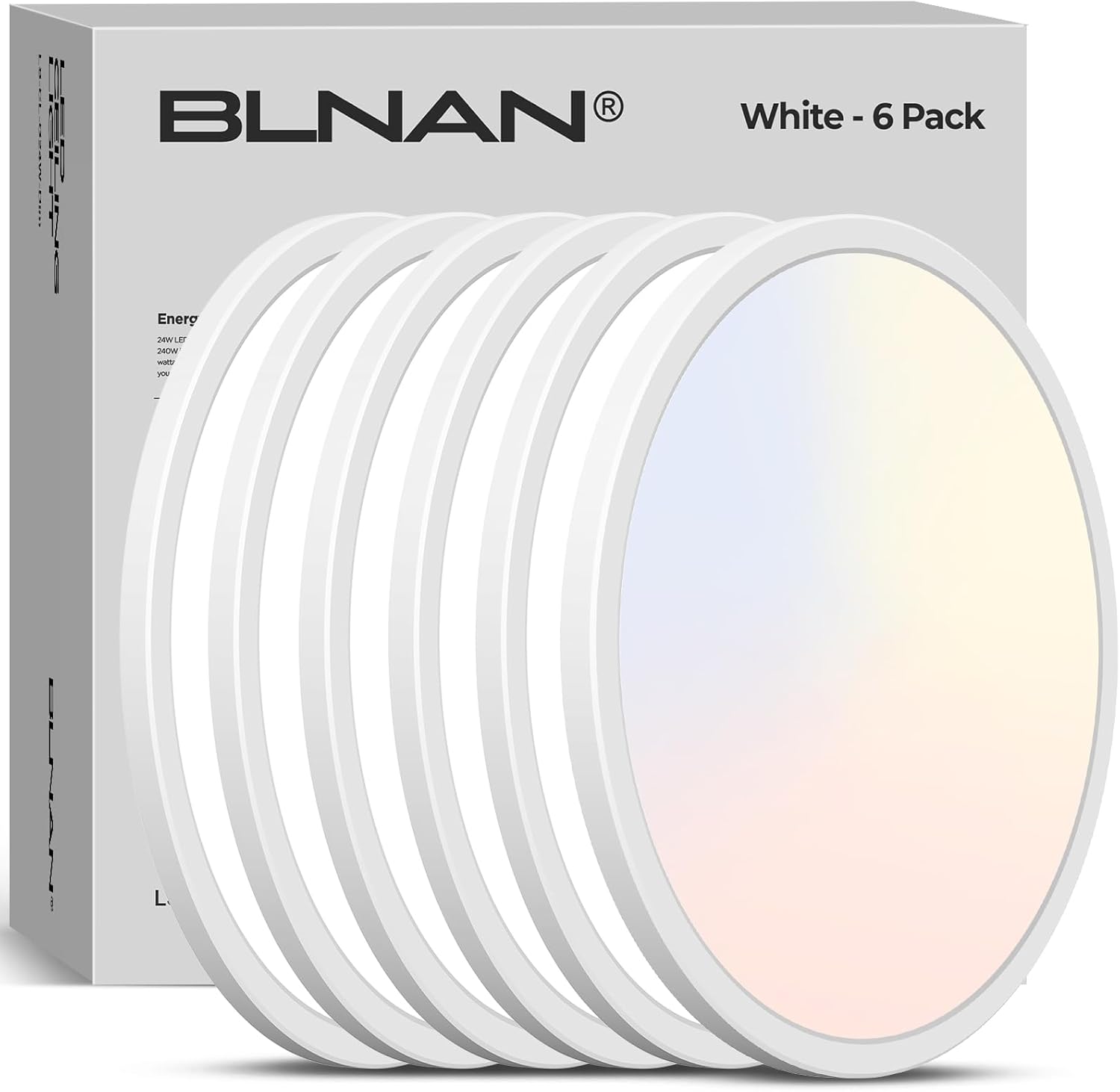 BLNAN LED Flush Mount Ceiling Light - Ultra Thin 12 Inch Fixture