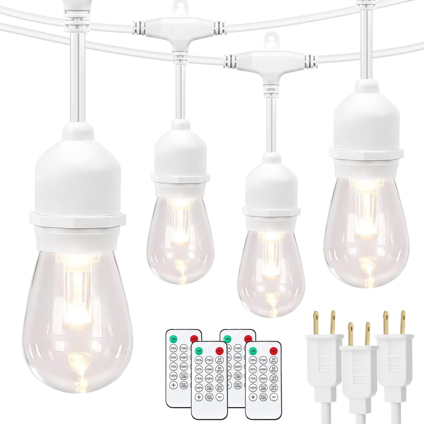 Mlambert 3 Color Outdoor LED Dimmable String Lights Review
