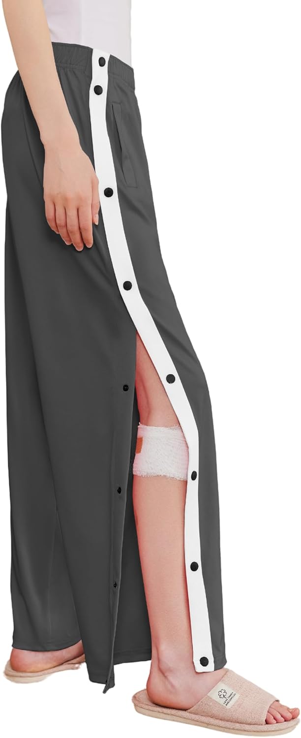Deyeek Women's Tear Away Pants for Post Surgery Recovery Comfort