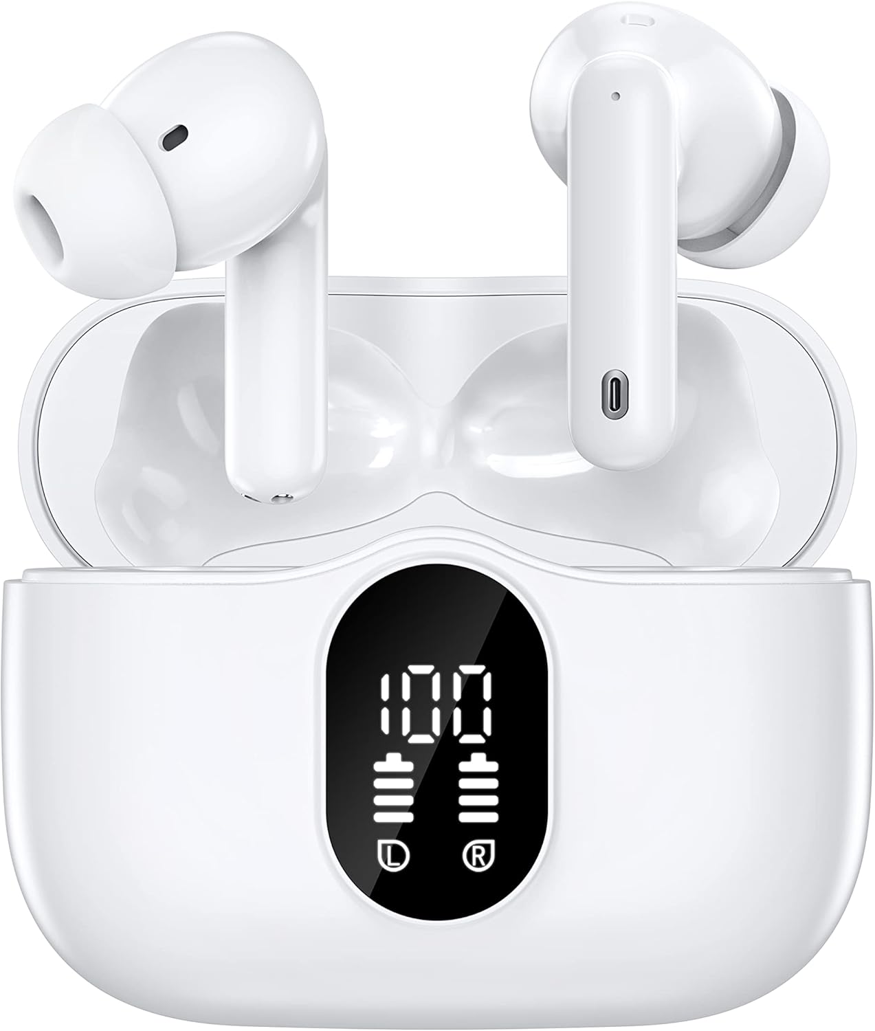 Wireless Earbuds with Hi-Fi Sound & Noise Cancelling