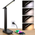 Addtam LED Desk Lamp with Power Strip - Brighten Your Space