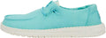Hey Dude Women's Wendy Chambray Lace-Up Loafer - Travel Ready Comfort