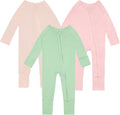 Rayon of Bamboo Baby Rompers Long Sleeve Footless Pajamas - Soft