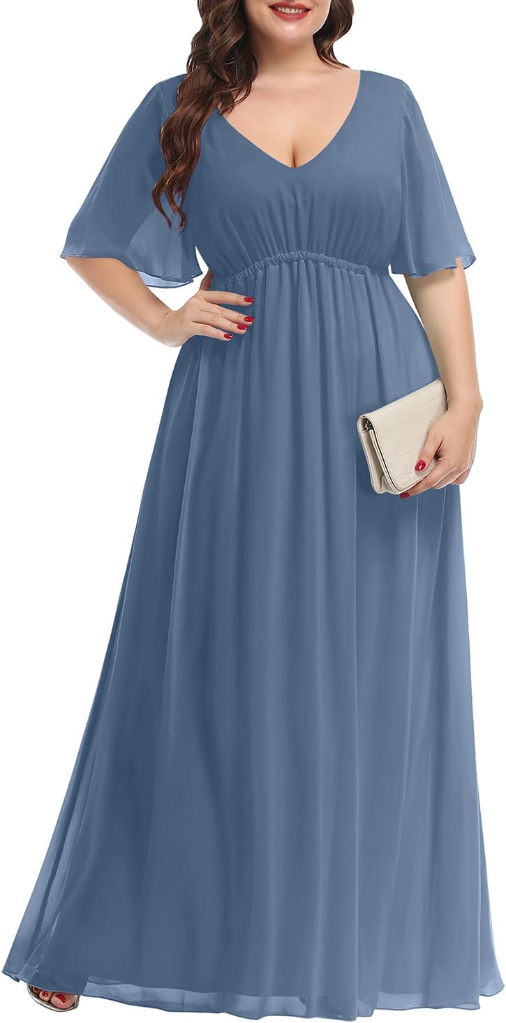 Pinup Fashion Plus Size Bridesmaid Dresses for Weddings