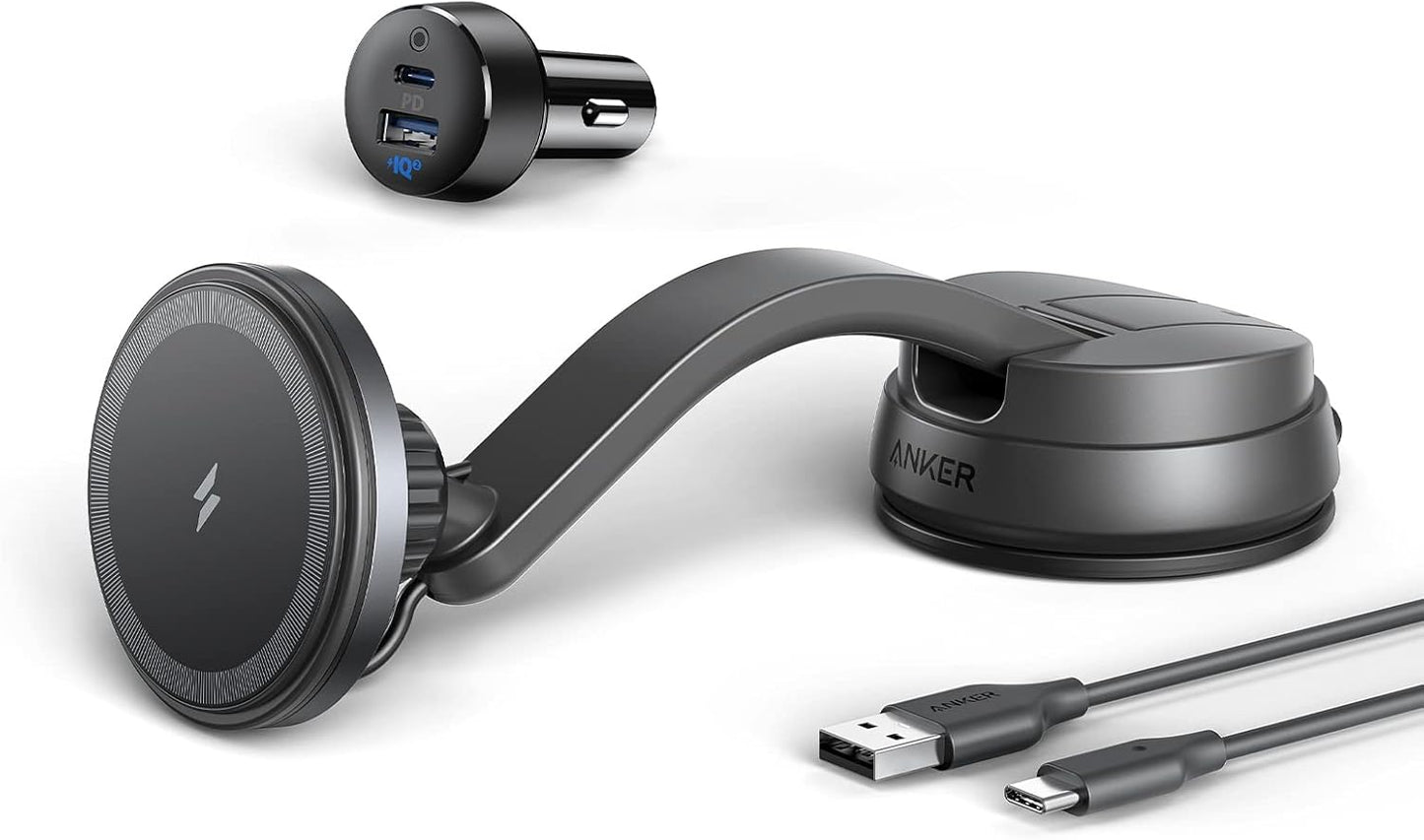 Anker MagGo Magnetic Wireless Car Charger