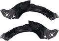 TRQ Front Inner Fender Liner Set Compatible with 2009-2014 Acura TSX
