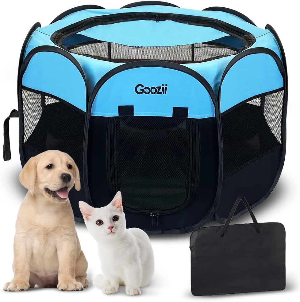 Dog Playpen for Large Dogs Portable Collapsible Indoor Outdoor